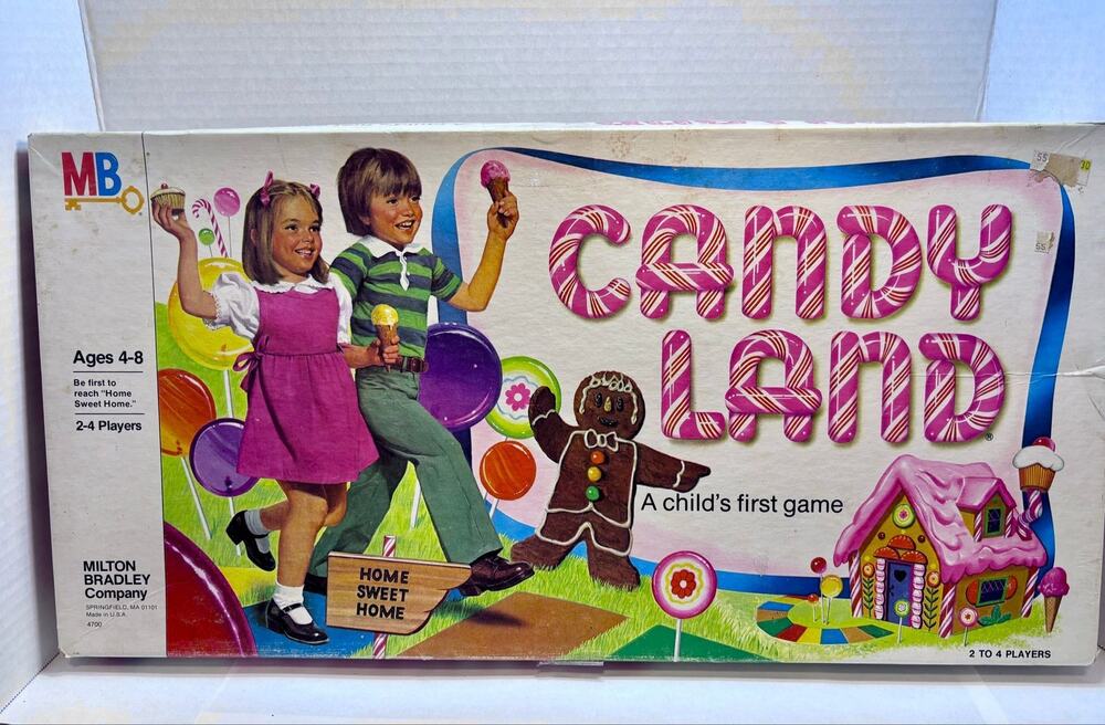 VINTAGE Candy Land 1978 Children's Board Game Milton Bradley